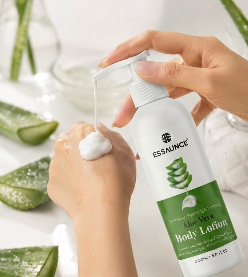 Aloe Vera Body Lotion New Formula 200 ml - Essaunce UK