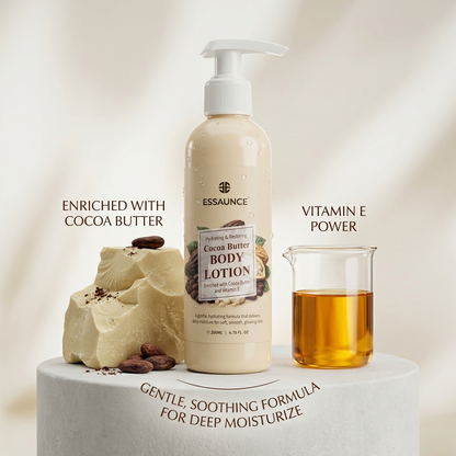 Cocoa Butter Body Lotion | 200 ML  -  Essaunce Uk