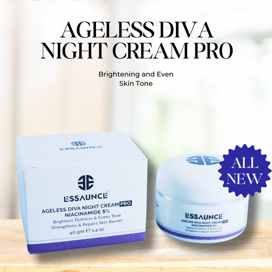 Ageless Diva Night Cream PRO (Niacinamide 5%)