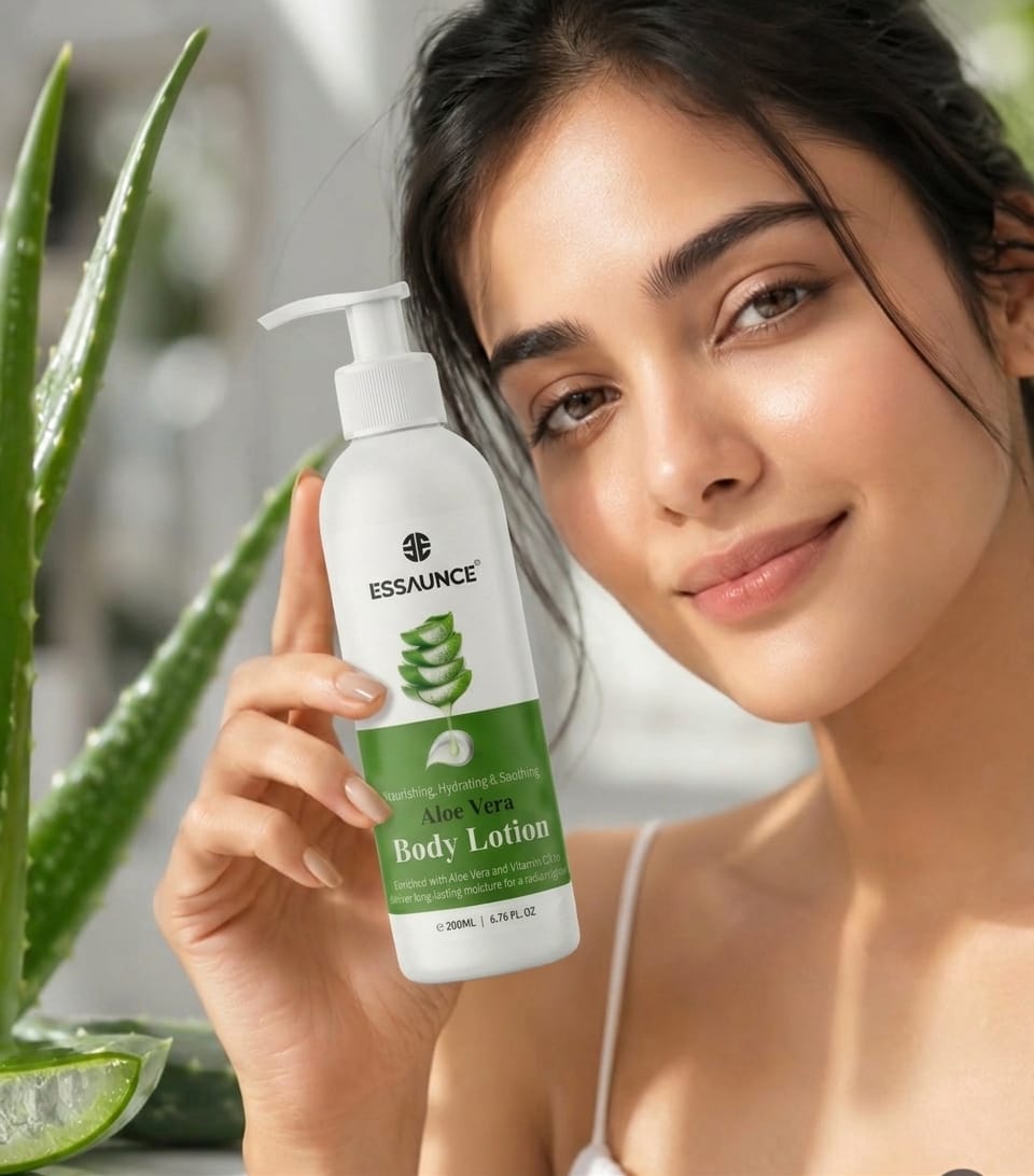Aloe Vera Body Lotion New Formula 200 ml - Essaunce UK